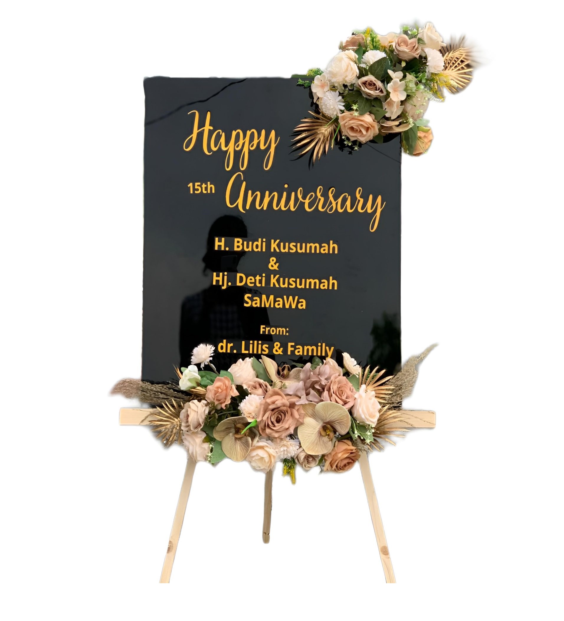 Papan Bunga Akrilik Poncokusumo